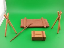 1970's Marx Lone Ranger Rides Again - The Red River Floodwaters Set Pieces