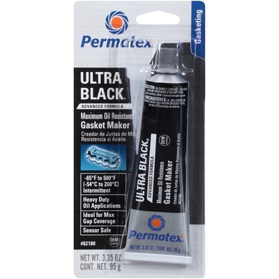 Permatex 82180-12PK Ultra Black Maximum Oil 3.5 Fl. Oz. (Pack of 12),