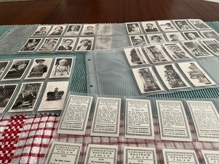 Chairmans JUNIORS CIGARETTE CARDS Coranation Souvenir A series full set 48