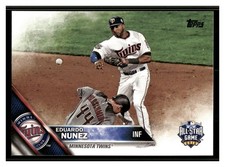 2016 Topps Update #US31 Eduardo Nunez Minnesota Twins Baseball Card 34534