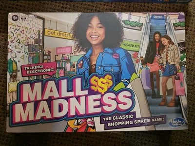 Mall Madness Electronic Board Game Hasbro 2020 Tested Works Complete Re-Sealed 