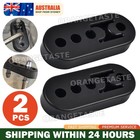2X Exhaust Mount Repair Hanger Bracket Heavy Duty Rubber Replacement Universal