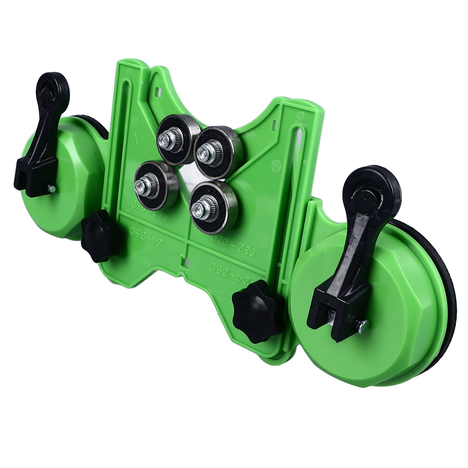 Tile Hole Saw Guide Jig Fixture Adjustable Portable With 2 Suction Cups For