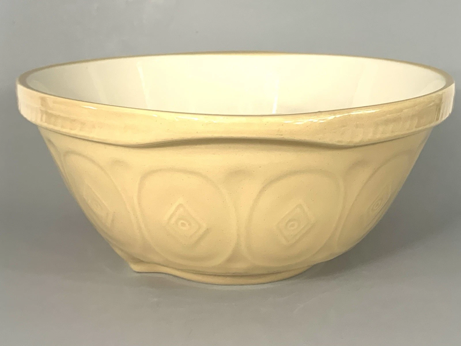 Vintage TG Green's Tilt Mixing Bowl Earthenware Made in England