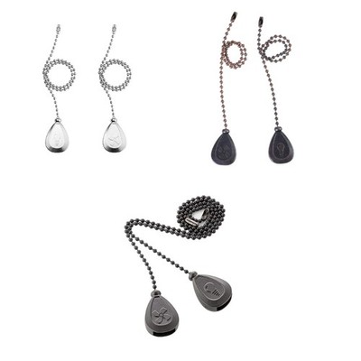 Stylish Ceiling Fan Pull Chain Extenders Drop Pendants Ceiling Fan Pulls 2pcs