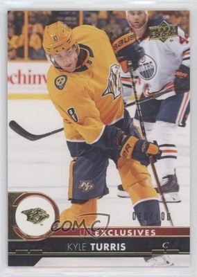 2017-18 SP Authentic Upper Deck Update Exclusives 10/100 Kyle Turris #502 0i1q
