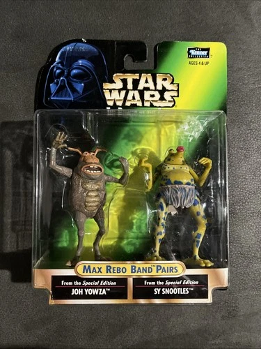 Star Wars POTF Joh Yowza Sy Smoothed Max Rebo Band Pairs Action Figures