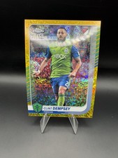 2025 Topps Chrome MLS Clint Dempsey GOLD Mini Diamonds #/50 Seattle Sounders