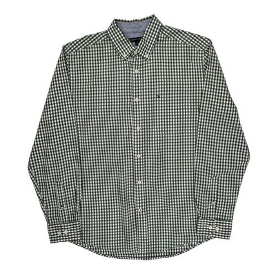 Tommy Hilfiger Checked Shirt - Medium Green Cotton
