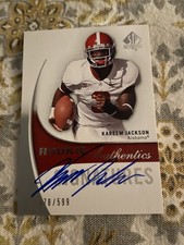 2010 KAREEM JACKSON SP Authentic #144 AUTO ROOKIE CARD RC /599 Free Ship