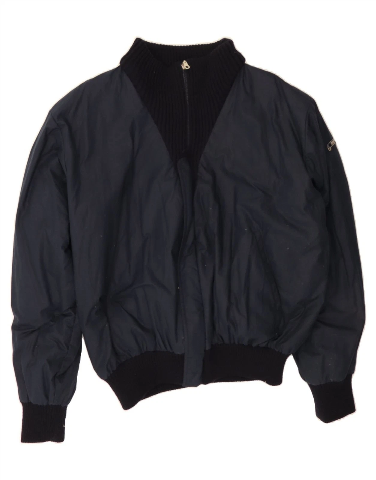 OURAGAN Mens Reversible Bomber Windbreaker Jacket IT 52 XL Navy Blue AV10
