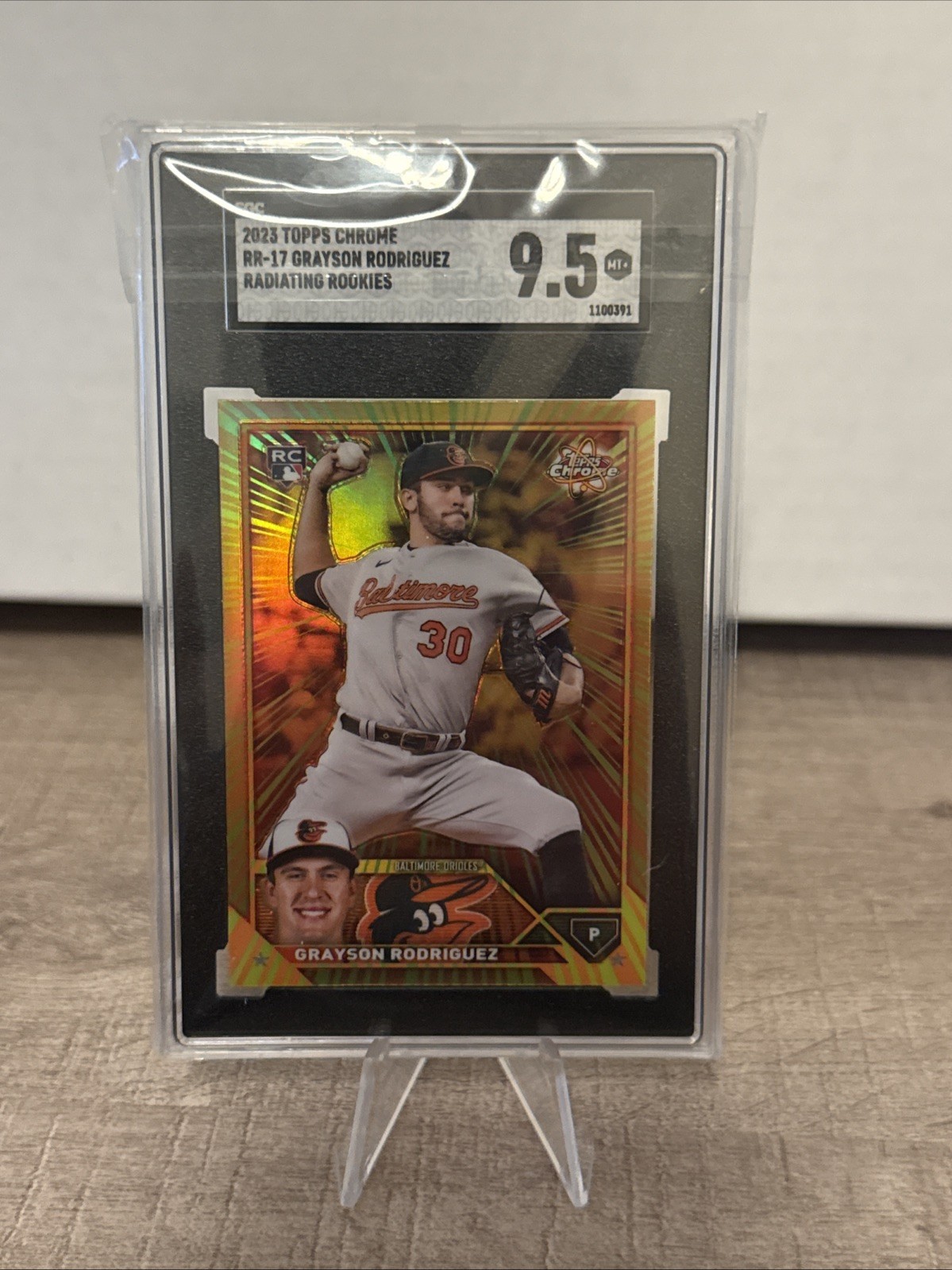 2023 Topps Chrome - Radiating Rookies Grayson Rodriguez #RR-17 SGC 9.5 Orioles