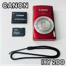 Canon IXY200 Red Compact Digital Camera 20MP Optical Zoom Tested