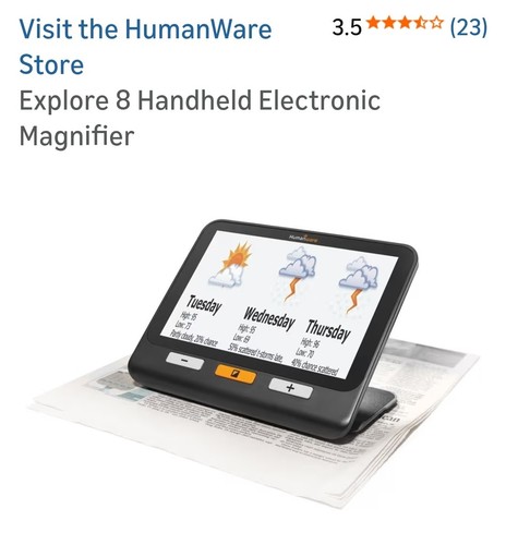 Humanware Explore 8 Handheld Electronic Magnifier | eBay