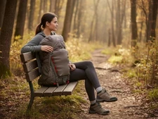 Gregory Sage 45 Women’s Hiking Backpack – 45L – Gray – Excellent Used Condition