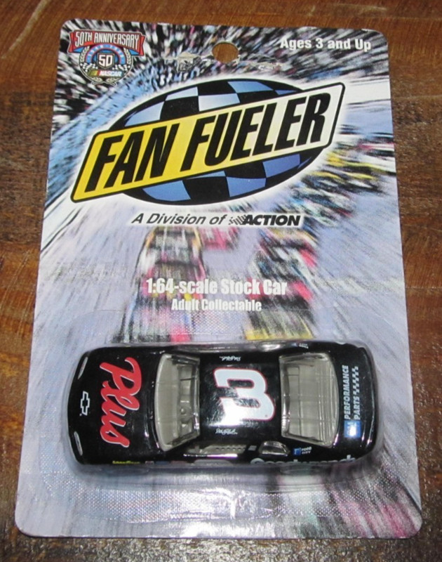 Dale Earnhardt #3 Nascar 1:64 Scale Diecast Car Fan Fueler NIB NOS