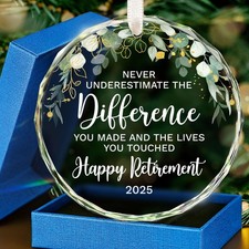 Retirement Gifts - Retirement Gifts for Women, Men 2025 - Retired Ornament 20...