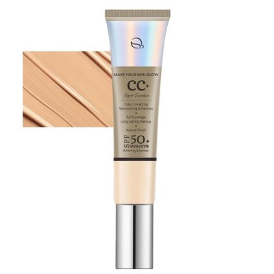 CC Cream With SPF 50 - Full Coverage Foundation, Invisible Pore, Even Skin Tone,