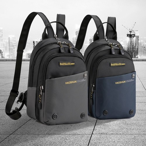 Men's Lightweight Daypack - Small Fashion Rucksack, Travel Crossbody Backpack - Picture 5 of 16