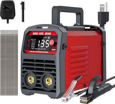 110V 135A 2 in 1 Stick Welder, Portable ARC Lift TIG MMA Welding Machine, IGBT I
