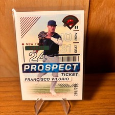 Francisco Vilorio 2024 Panini Prospect Edition Red Foil /299 #26 Yankees