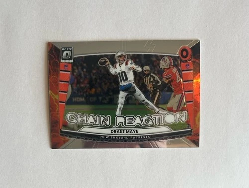 2025 Panini Donruss Optic Chain Reaction Drake Maye #9