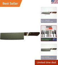 7.5" Chef's Knife -  Forged Stainless Steel with Natural Wood Handle
