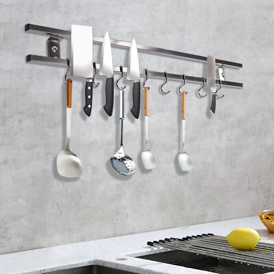 304 Stainless Steel Magnetic Blade Bar Rack 24Inch Magnetic Blade Holder