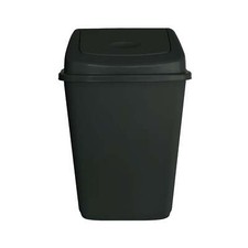 50L 30 Litre Large Plastic Swing Bin Flip Top Home Kitchen Rubbish Waste Dustbin