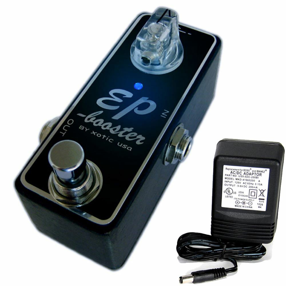 Xotic EP Booster クローン と電圧コンバーター Xotic Effects EP Booster Clean Boost w/ 9v power supply | eBay