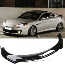 For Hyundai Tiburon Front Bumper Lower Lip Splitter Spoiler Body Kit Gloss Black For Hyundai Tiburon Front Bumper Lower Lip Splitter Spoiler Body Kit Gloss Black