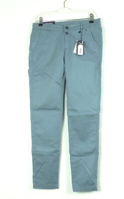 WOOLRICH Chinohose Pant Donna Blue Wave Blau Gr. 26  (D19)