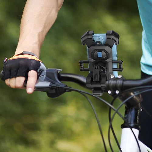 Motorcycle Phone Mount Auto Lock 100mph Military Anti-Shake Bike Phone Holder US - Picture 12 of 13