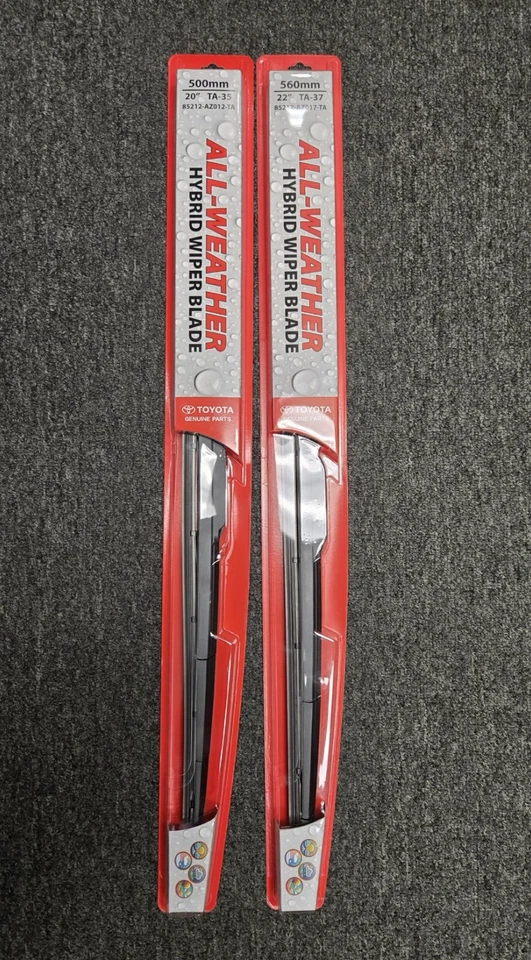 2016 - 2023 Tacoma Front Wiper Blade Set 1H 1F - Image 2 of 4