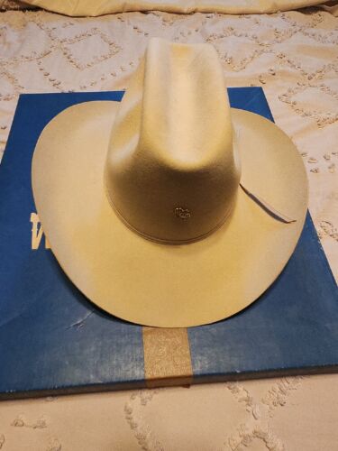 COKER COWBOY HAT WESTERN HAT 7X BEAVER 6 7/8