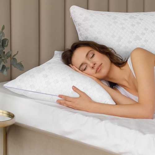 Shredded Memory Foam Pillows Medium Firm Standard Size Pillows 2 PackCouples ... - Picture 7 of 7