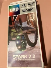 Jetson Spark Black Training Wheels | With Alloy Steel (Refurbished)