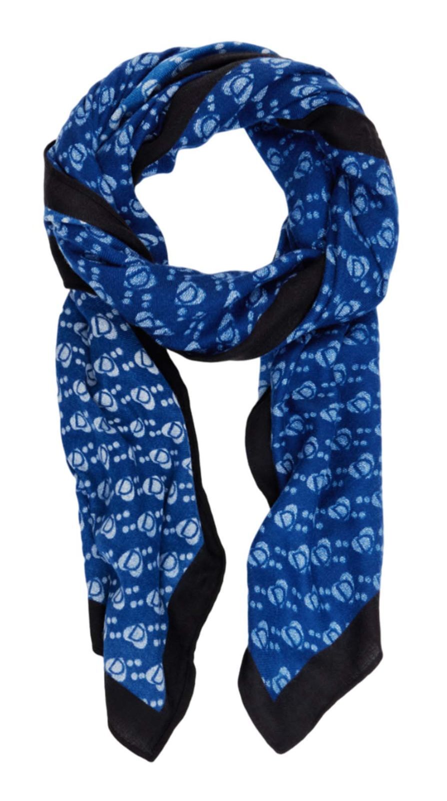 Desigual scarf Accessories Fabric Rectangle Foulard Navy