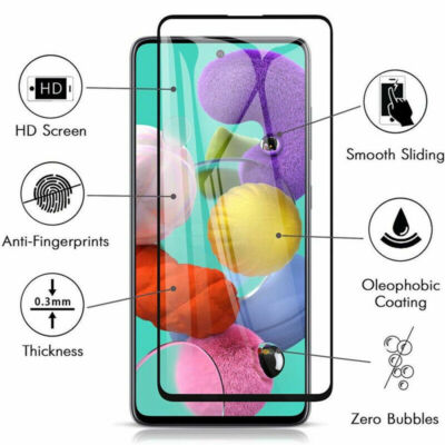 2 Pack Full Coverage Tempered Glass Screen Protector For Huawei P Smart 2021 x2