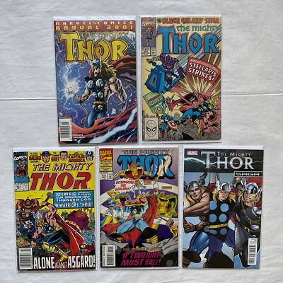 Marvel Comics The Mighty Thor Annual 2001, Mighty Thor #420, 434, 472, & Saga