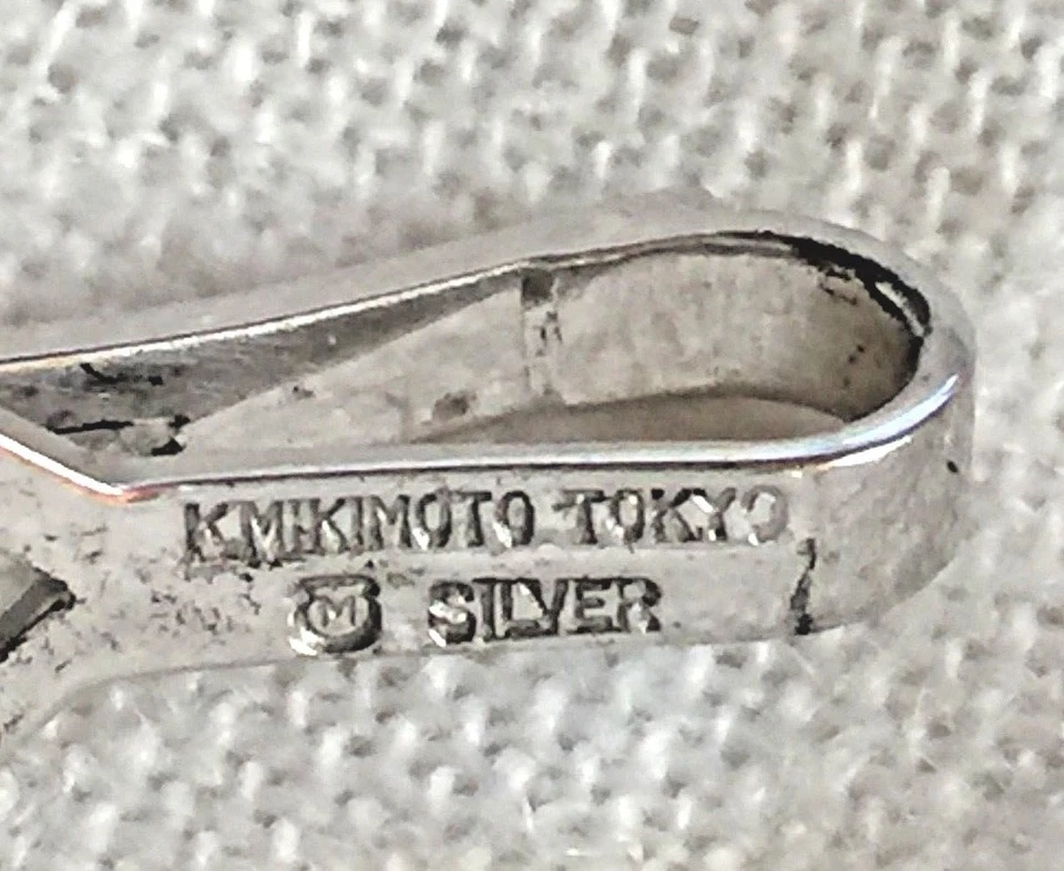Clip de corbata Mikimoto Tokyo Pearl Sterling Foto 4 de 4