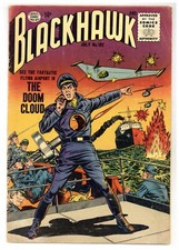 Blackhawk 102 robots Olaf Stan Andre Chop Chop Chuck 1956 Quality Comics F841