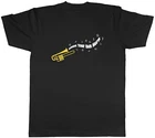 Funny Trombone Mens T-Shirt Blow Your Own Horn Tee Gift
