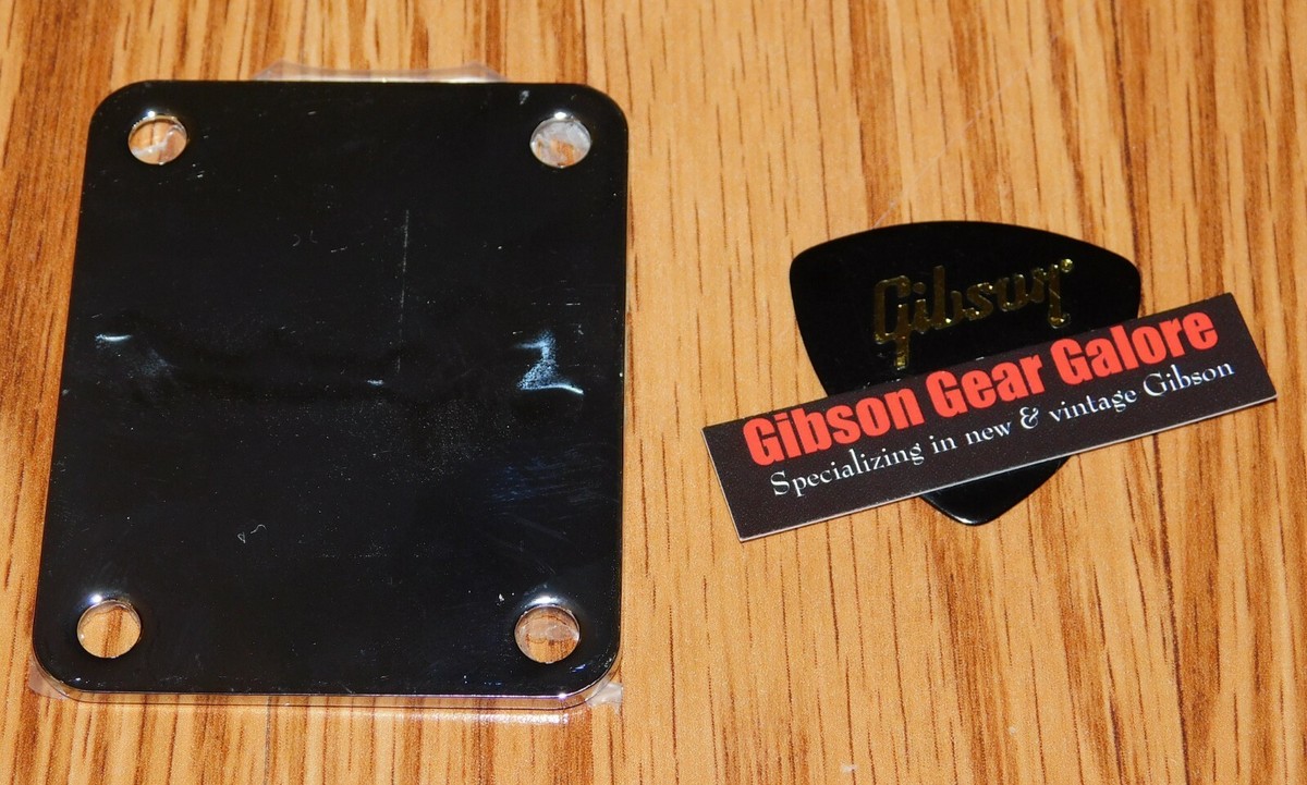 Fender Squier Neck Plate Stratocaster Chrome Guitar Parts Project