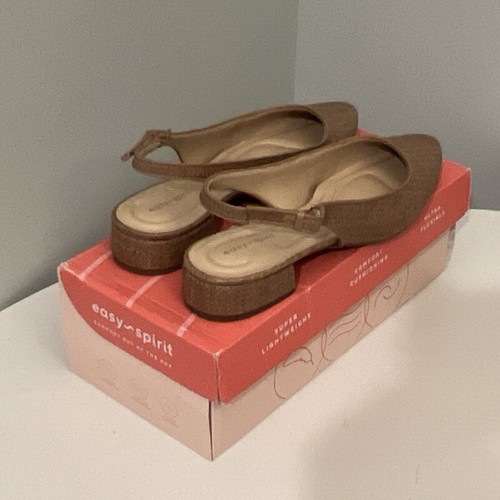 Easy Spirit Cassius Pointed Toe Sling Back Pumps Womens Brown Dress Size 9 - Picture 5 of 10