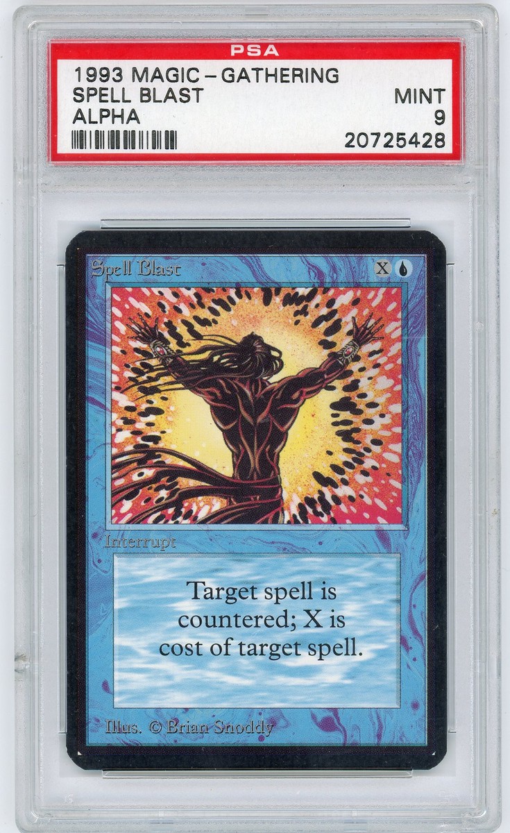 Spell Blast - Alpha - PSA 9 - MTG - sanctustrading.com | eBay