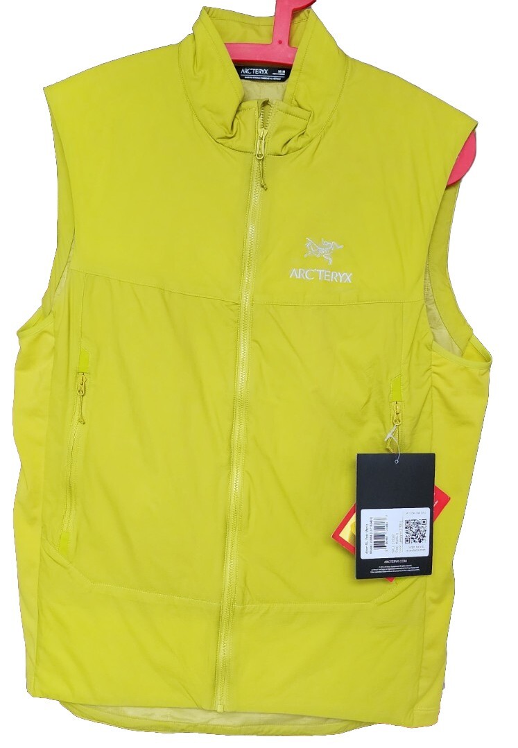 "Chaleco Arc'teryx Atom SL - Luz Aislada ""Lampyre"" Óptica Amarillo - Para Hombre Mediano