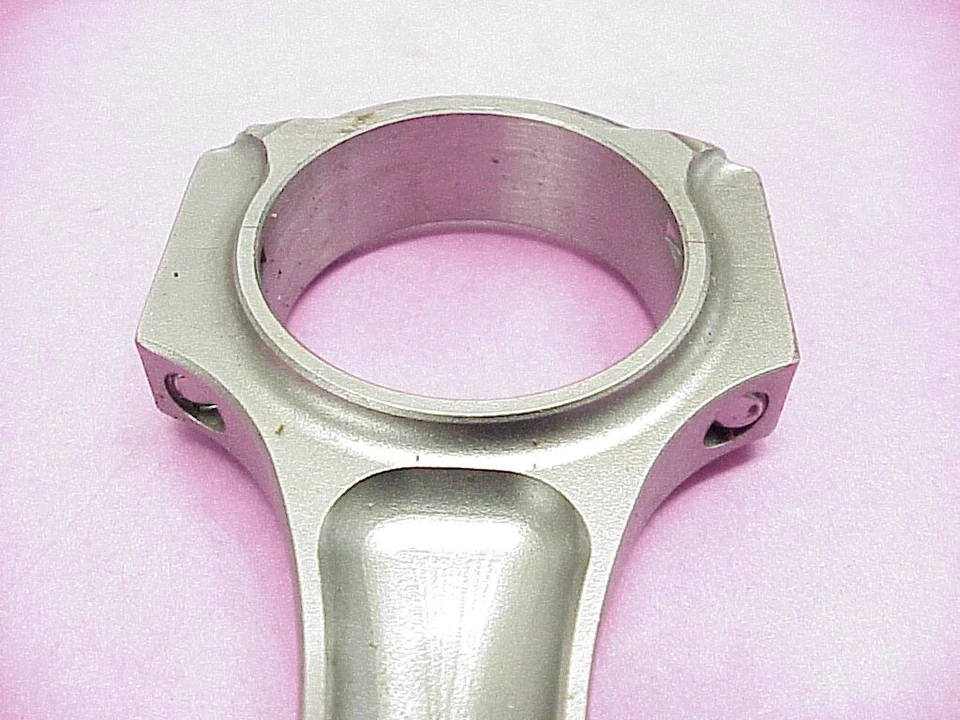 8 NEW Lentz 6.380" I Beam Connecting Rods 1.889" Honda Force Feed Oiling  NASCAR - Image 4 of 4