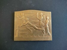 Médaille / Plaquette expo' universelle et Inter. Bruxelles 1935 par Bonnetain