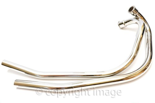 Exhaust Pipes, Norton Commando Roadster 1971+, 06-3375 06-3376 UK Made - Picture 2 of 4
